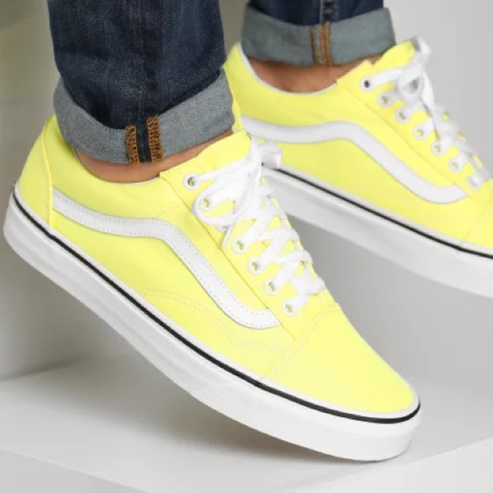 New! VANS Old Skool (Neon) Lemon Tonic